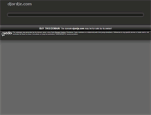 Tablet Screenshot of djordje.com